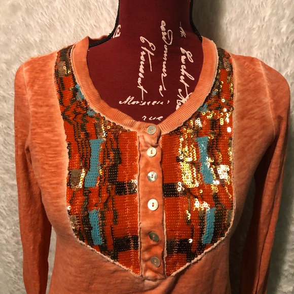 Free People Tops - Free People orange top